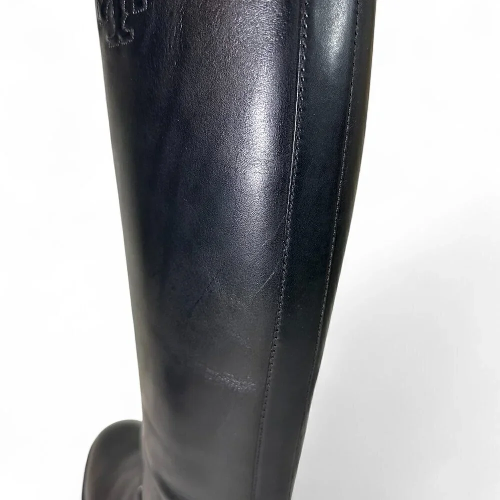 Tory Burch Flat Black Riding Boot Women's 7M NWOT